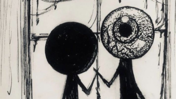 Kunst ist der Spiegel der Seele, Gemälde und Foto: Hanane Arohel